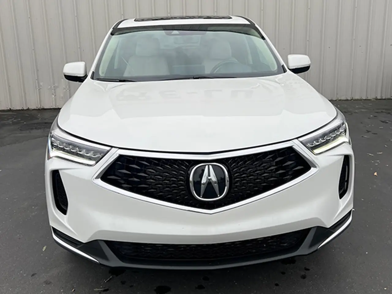 white acura rdx