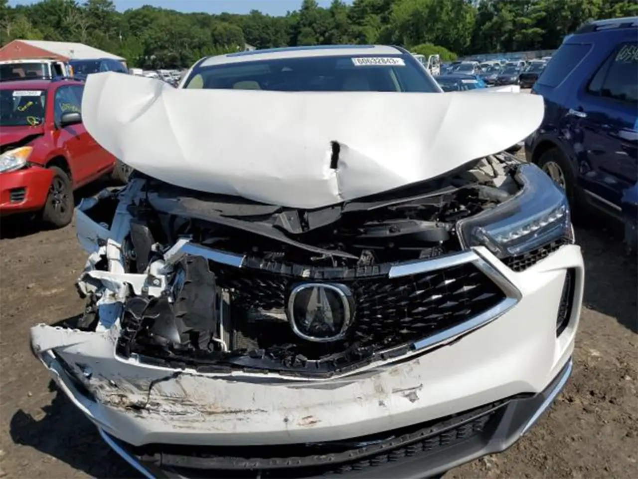 white acura rdx