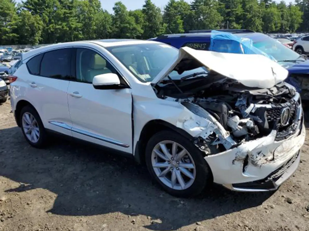 white acura rdx